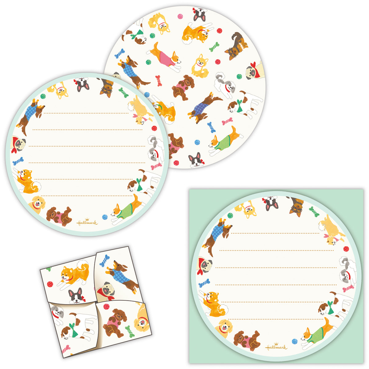 【非売品】MY151 イーブイミニ色紙4点セット ミニレターシートセット いぬ【1柄10枚／ミニマルコレクション