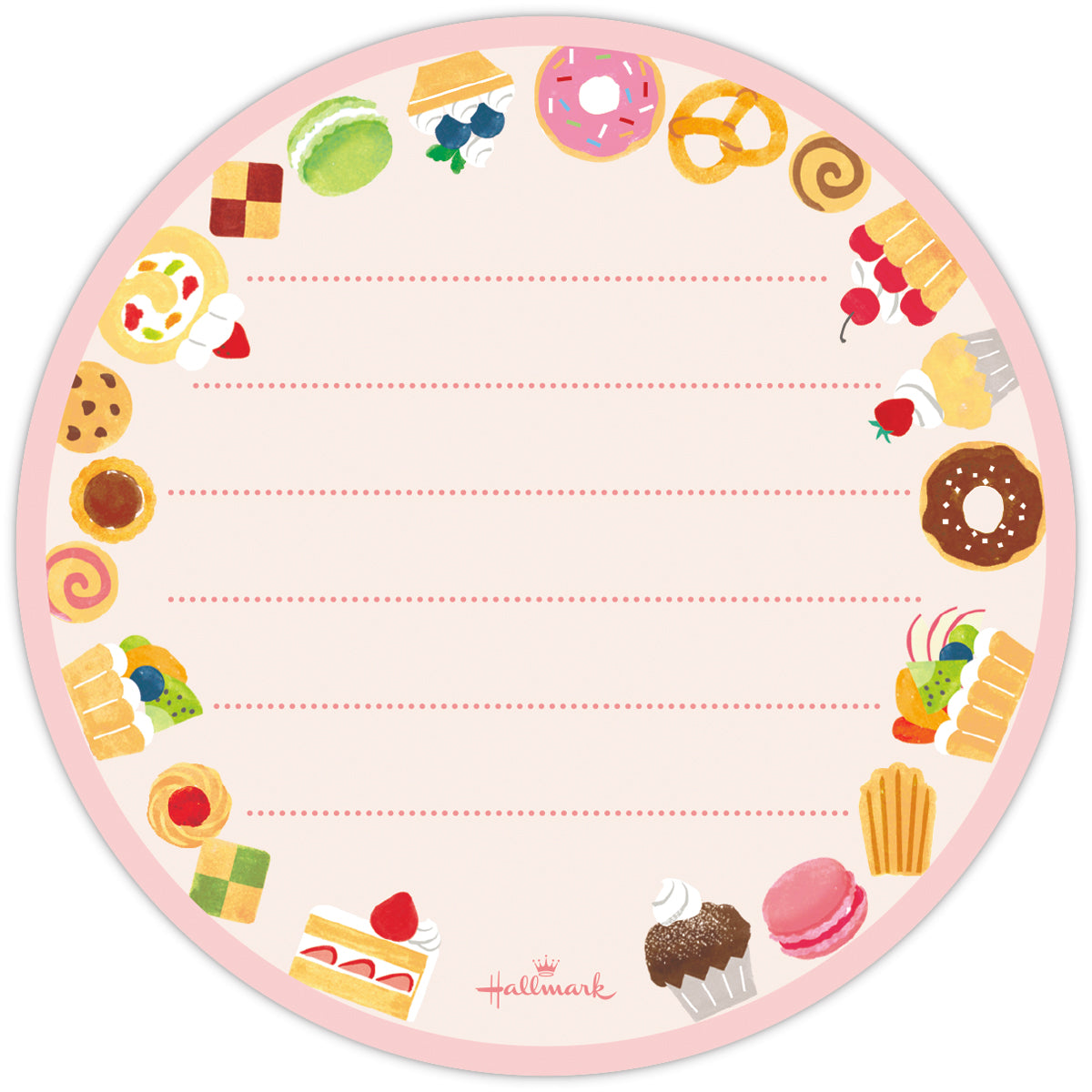 Marpril CDセット【ミニサイン色紙付き】 ミニレターシートセット スイーツ【1柄10枚／ミニマル