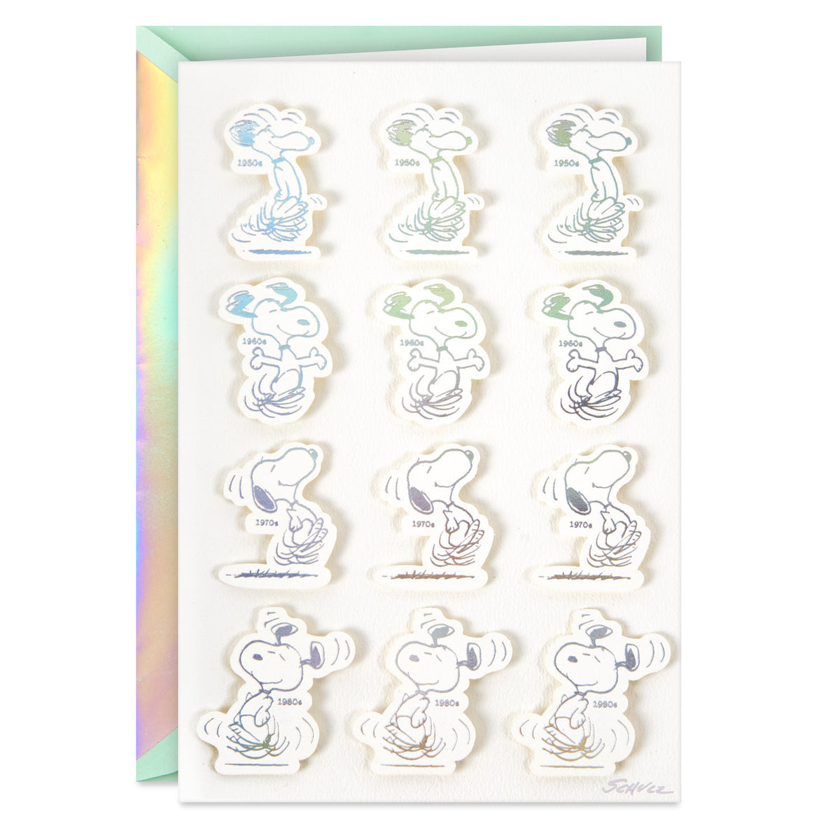 Peanuts® Birthday Card スヌーピー ハッピーダンスづくし【誕生お祝い 