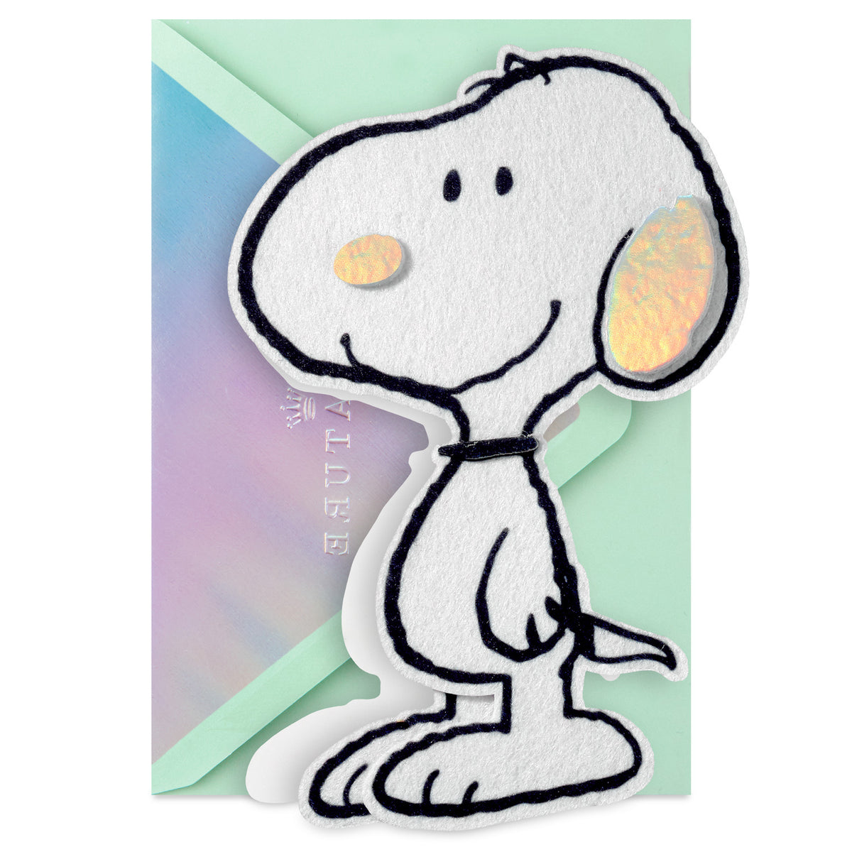 Peanuts® 75周年記念 スヌーピー ダイカット フェルトカード【多目的 