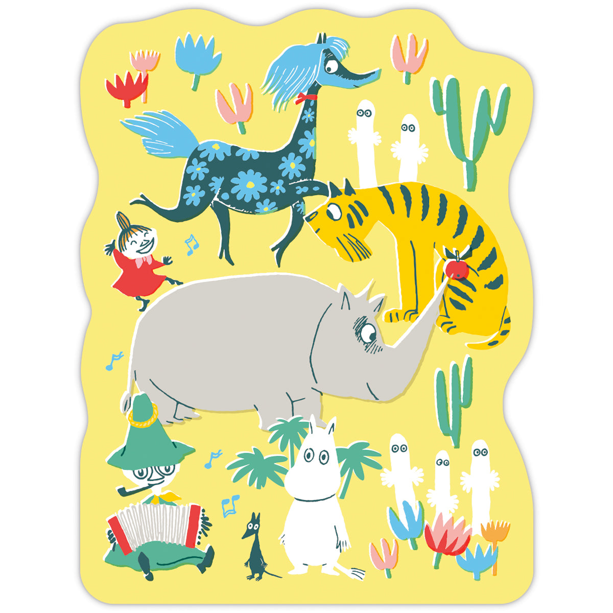 ホールマーク　Tiny Animal Tale  メモパッド　全4種 ムーミン Every day is an adventure アニマルとの出会い