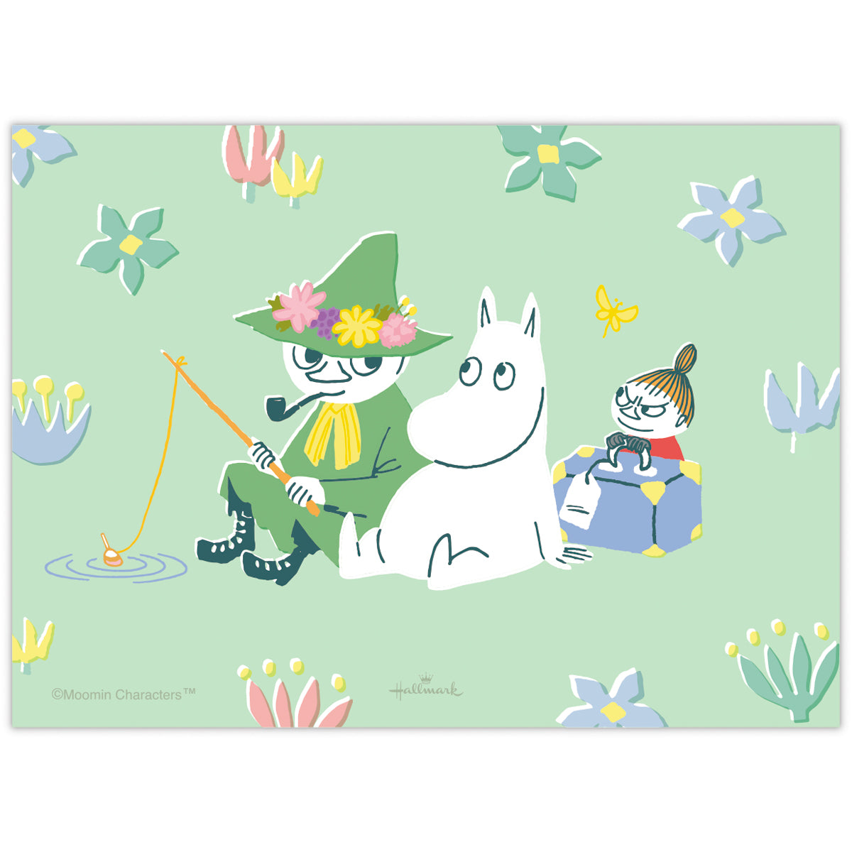 ムーミン Every day is an adventure 冒険へ出かけよう グリーン