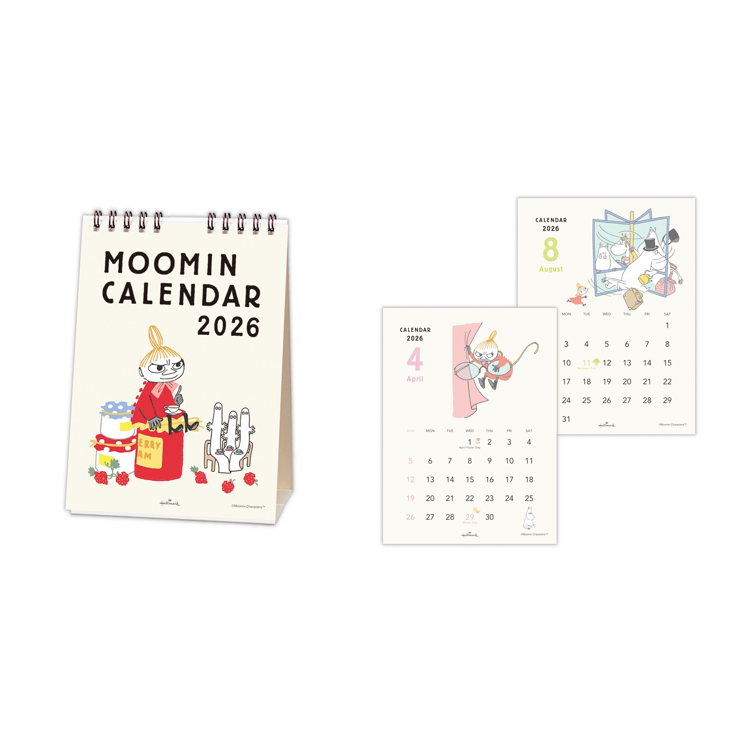 美品レア　希少　ムーミン フィギュア　万年カレンダー　ジオラマ 期間限定30％OFF 2026年カレンダー ムーミン BOOK 缶カレンダー 2026