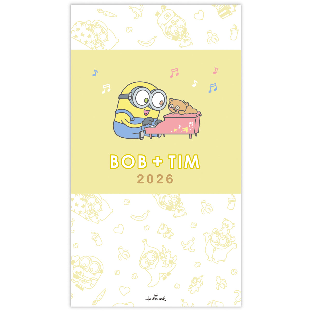 ミニオンズ⭐︎⭐︎ページです ミニオンズ ボブ＆ティム【手帳｜スリムマンスリーダイアリー 2026