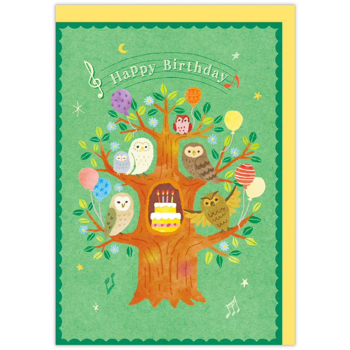 フクロウの誕生会 カリンバの音色【誕生お祝い／オルゴール】｜日本