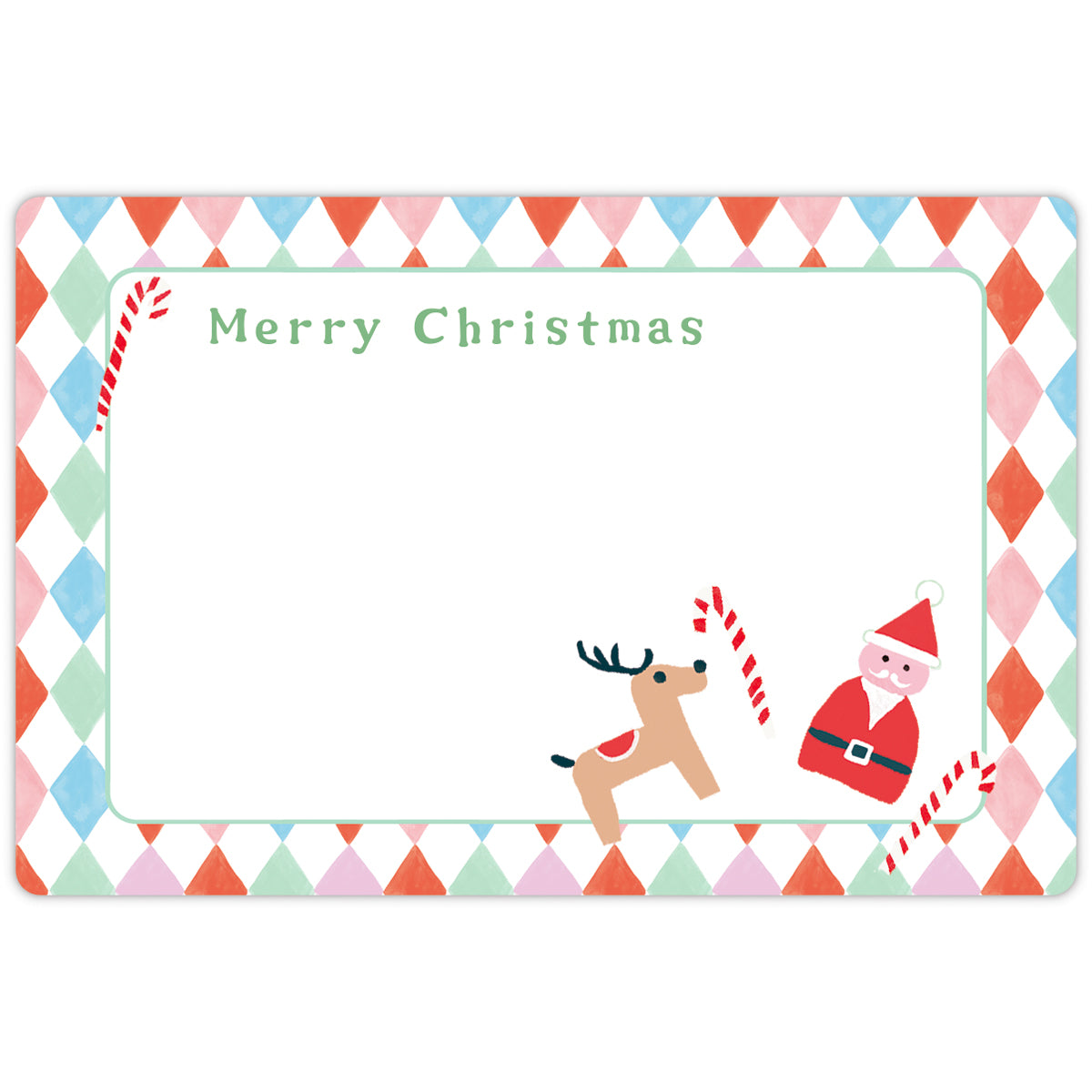 立てて飾れる アタッチオーナメントツリー【立体クリスマスカード