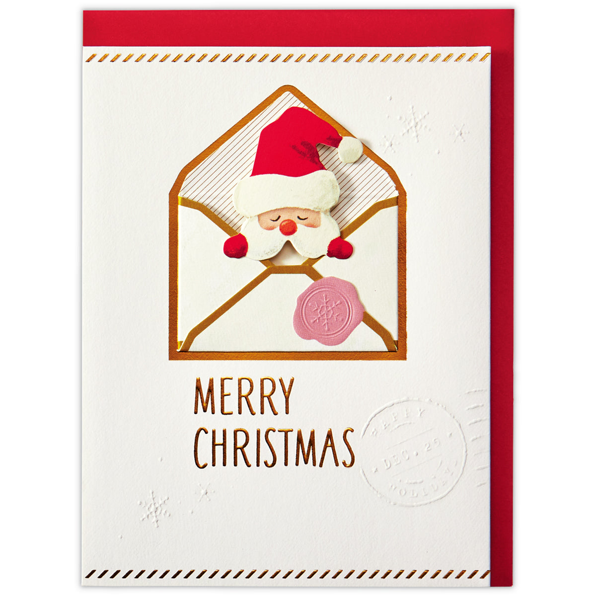 サンタの手紙【二つ折りクリスマスカード】日本ホールマークの