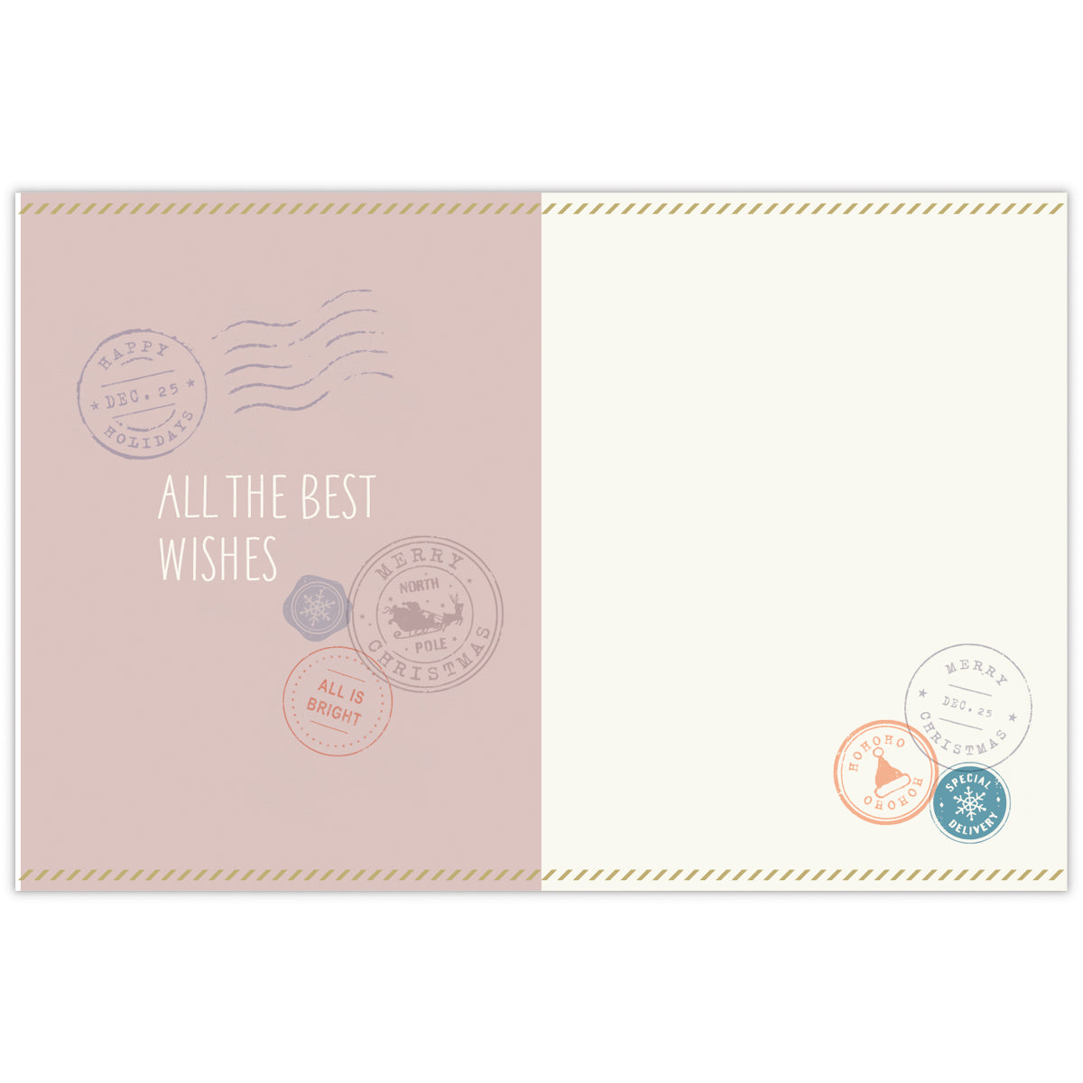 サンタの手紙【二つ折りクリスマスカード】日本ホールマークの