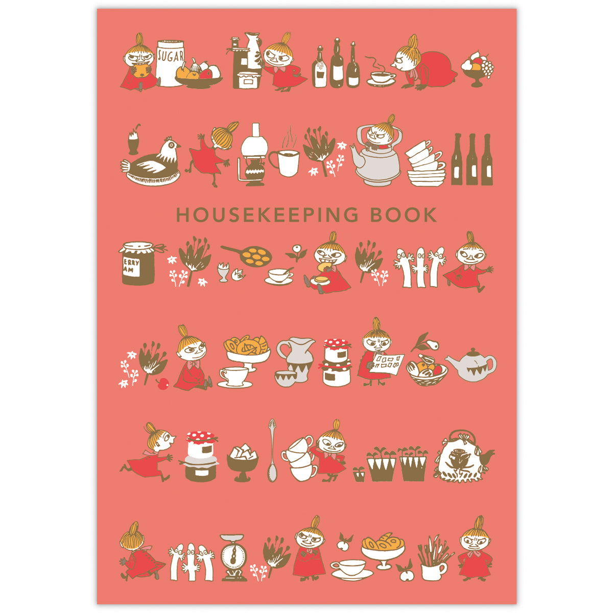 ムーミン リトルミイ おやつの時間【簡単スッキリ家計簿／日付なし