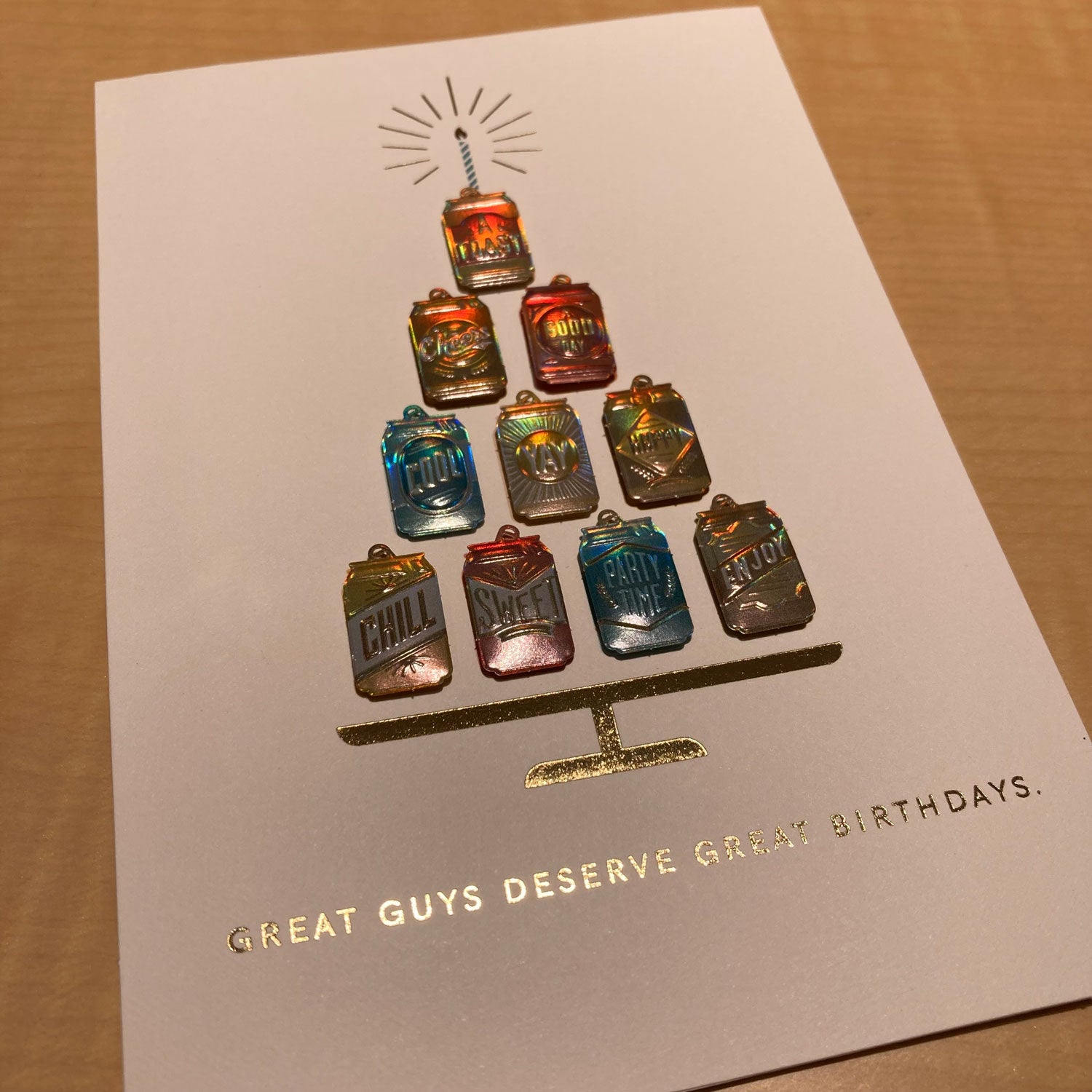 グァンスBirthday 特別セット Signature Great Guys deserve great birthdays ビールタワー 誕生