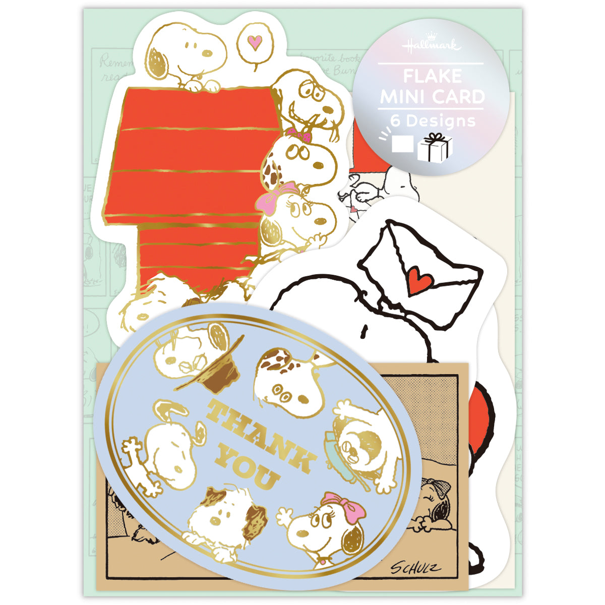 スヌーピー スヌーピーときょうだいたち【多目的／フレークミニカード