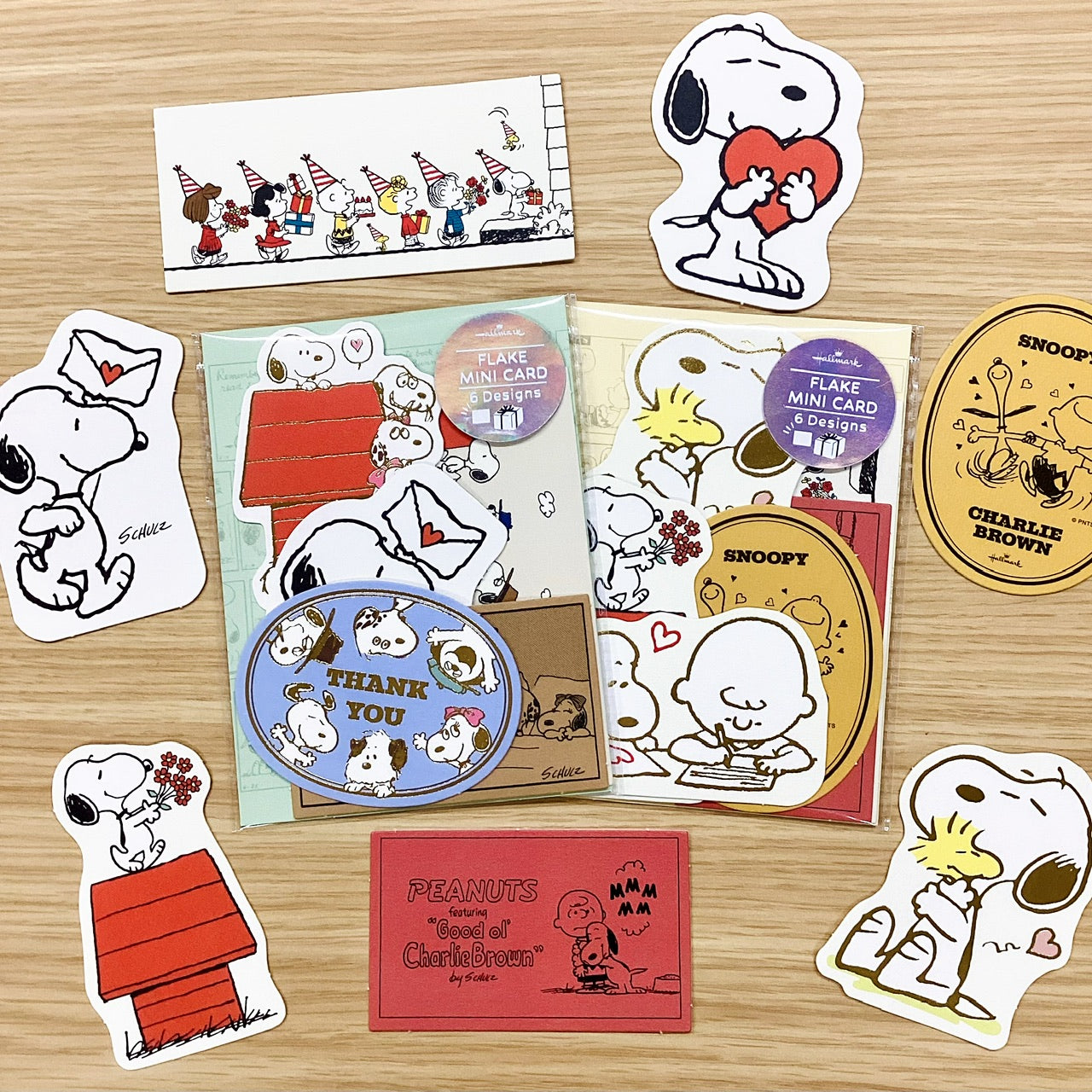スヌーピー スヌーピーと仲間たち【多目的／フレークミニカード