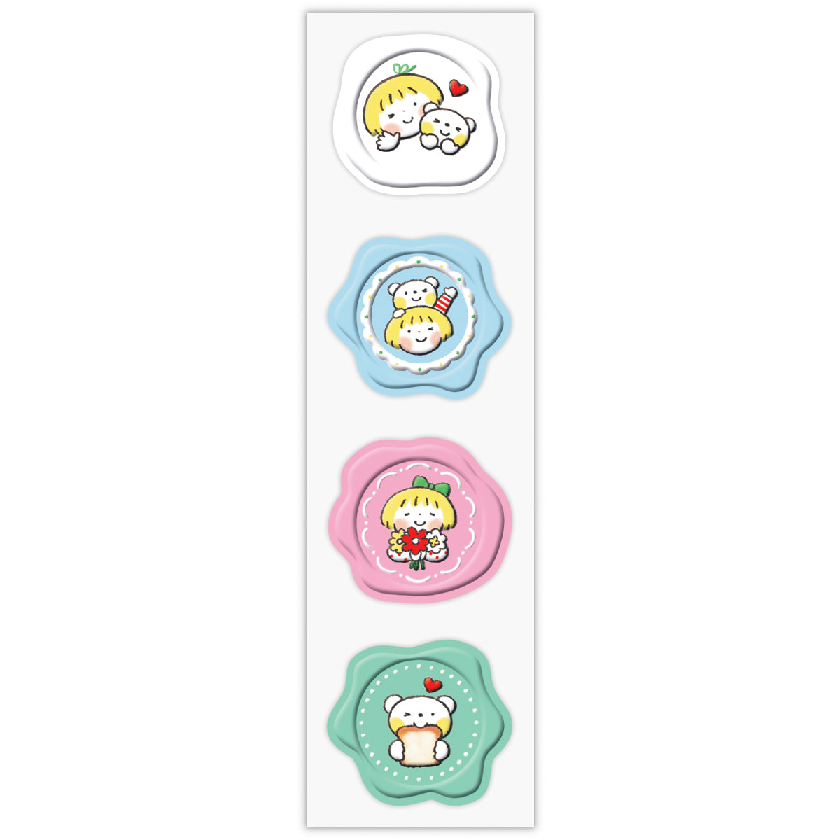 はるちゃんとふうくん いろんな顔【レターセット／仲良しともだち