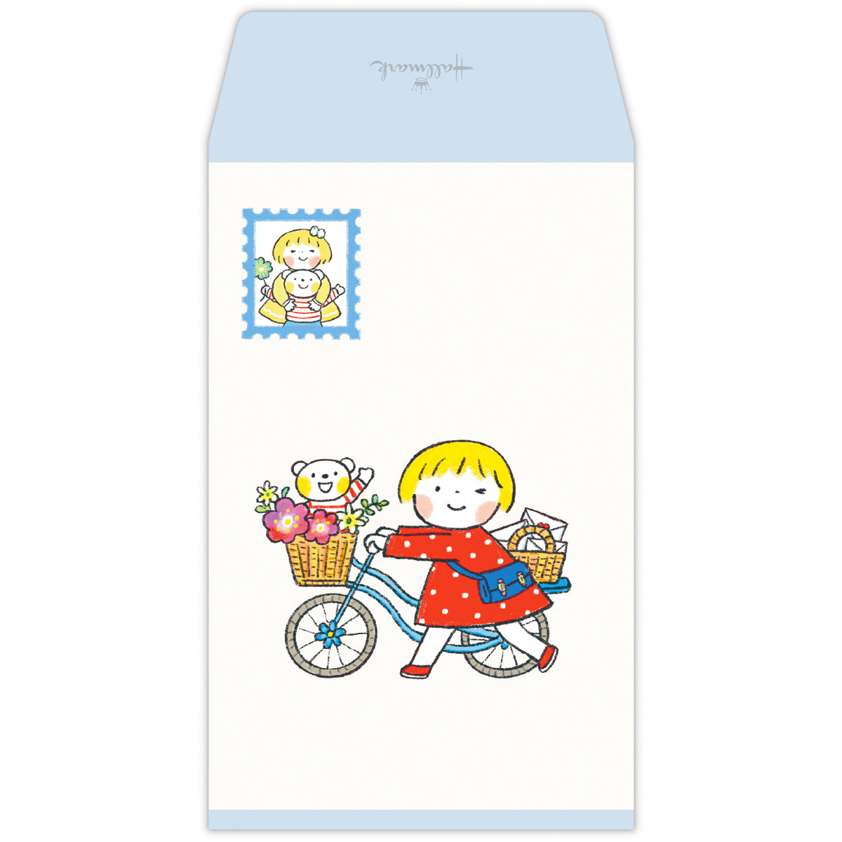 はるちゃんとふうくん お手紙【メモ付きポチ袋／仲良しともだち】日本