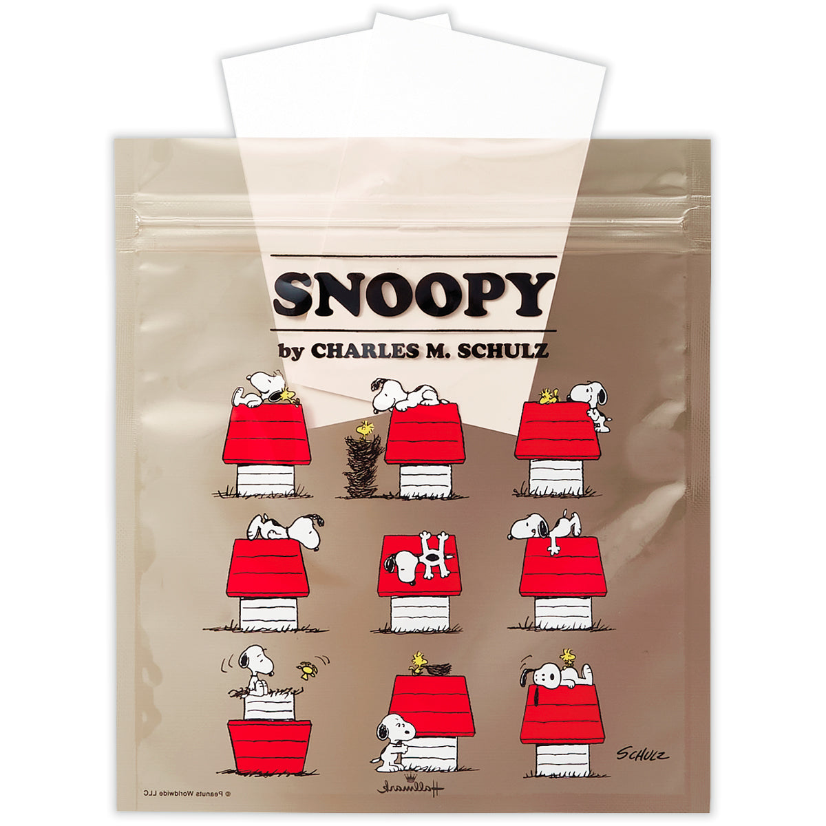 スヌーピー Happiness is Red HOUSE【ジッパーバッグ｜1柄5枚】｜日本