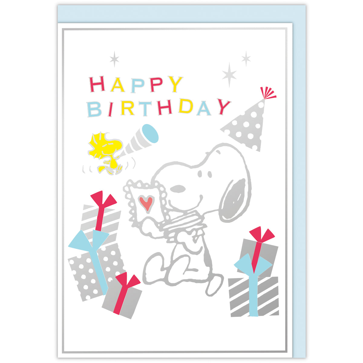 スヌーピー クラッカーでお祝い【誕生お祝い／立体カード】｜日本