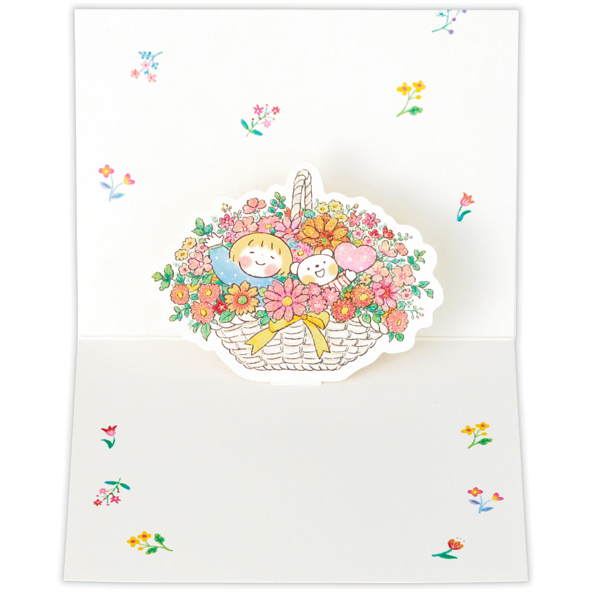 早くよくなりますように【お見舞い／立体カード／仲良しともだち