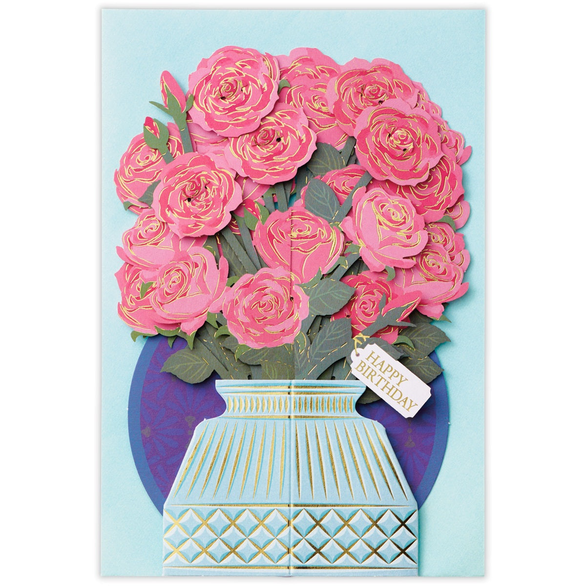 With Flowers ローズ【誕生お祝い／立体カード】｜日本ホールマーク