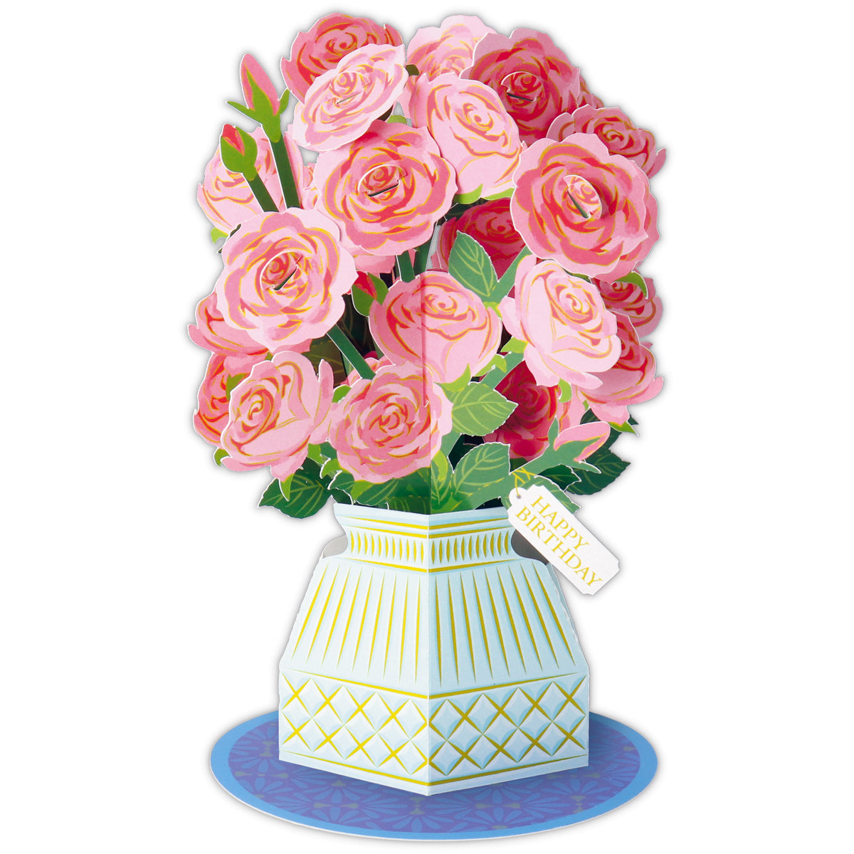 With Flowers ローズ【誕生お祝い／立体カード】｜日本ホールマーク