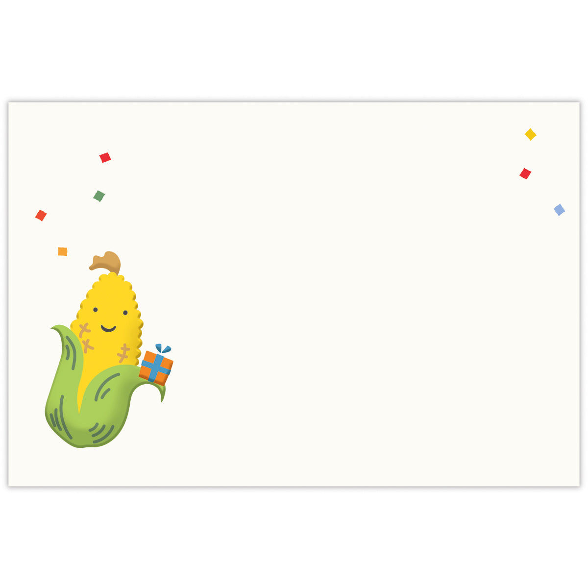 ミニカード おたんじょうびおめでとうもろこし【誕生お祝い／ミニ