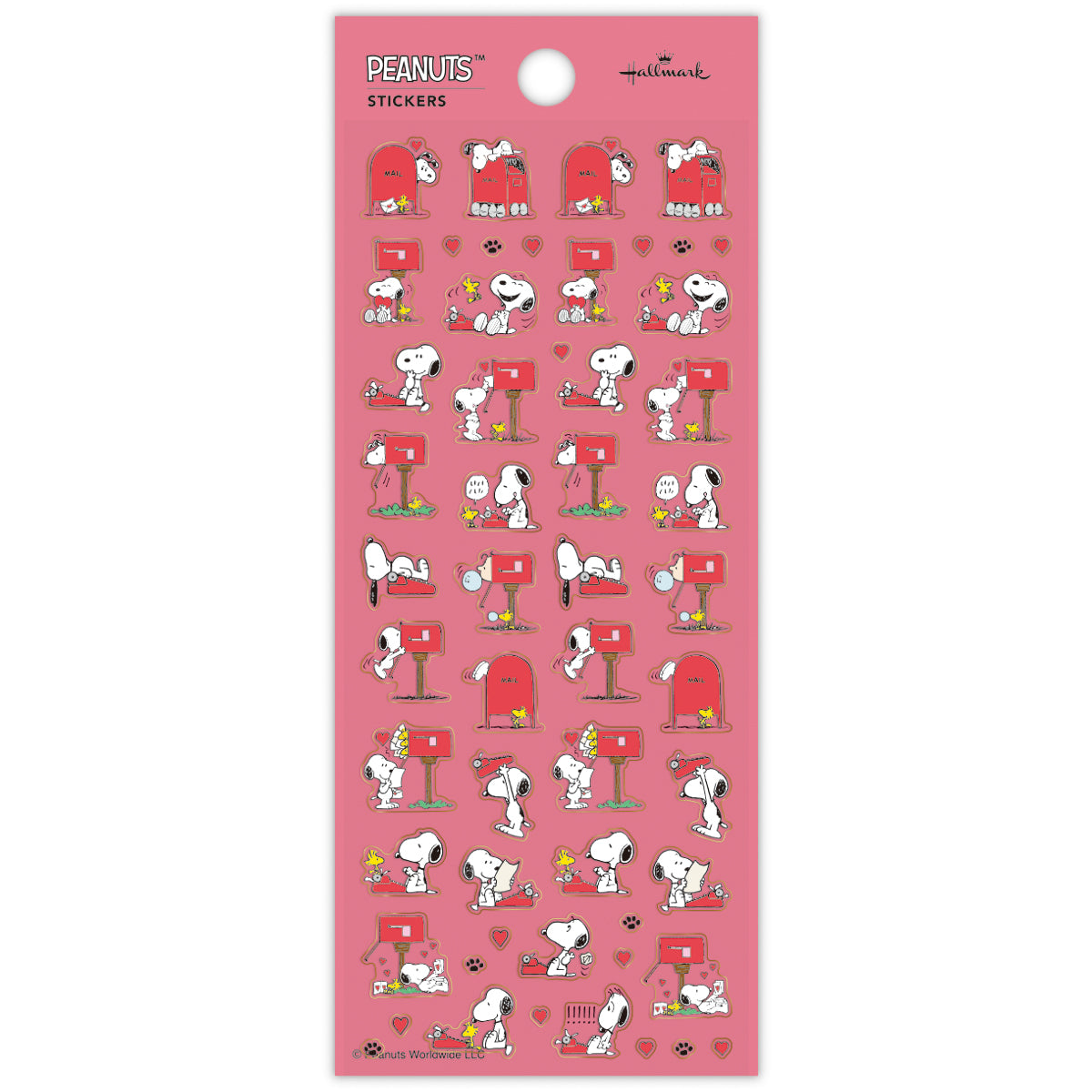 スヌーピー てがみ【フチドリシール】｜日本ホールマークのスヌーピー