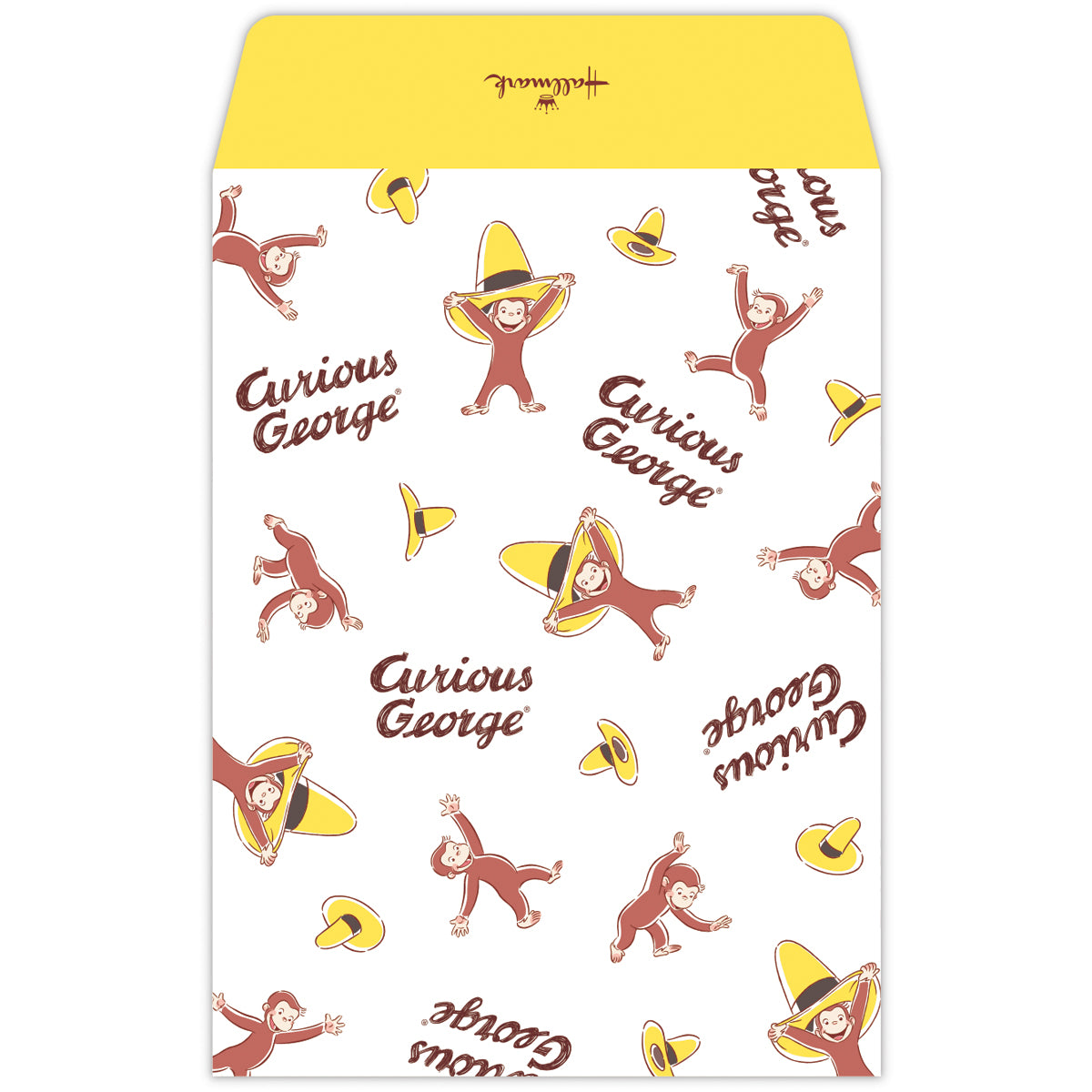 おさるのジョージ ダイカット【ミニレターセット｜便箋1柄8枚・封筒1柄