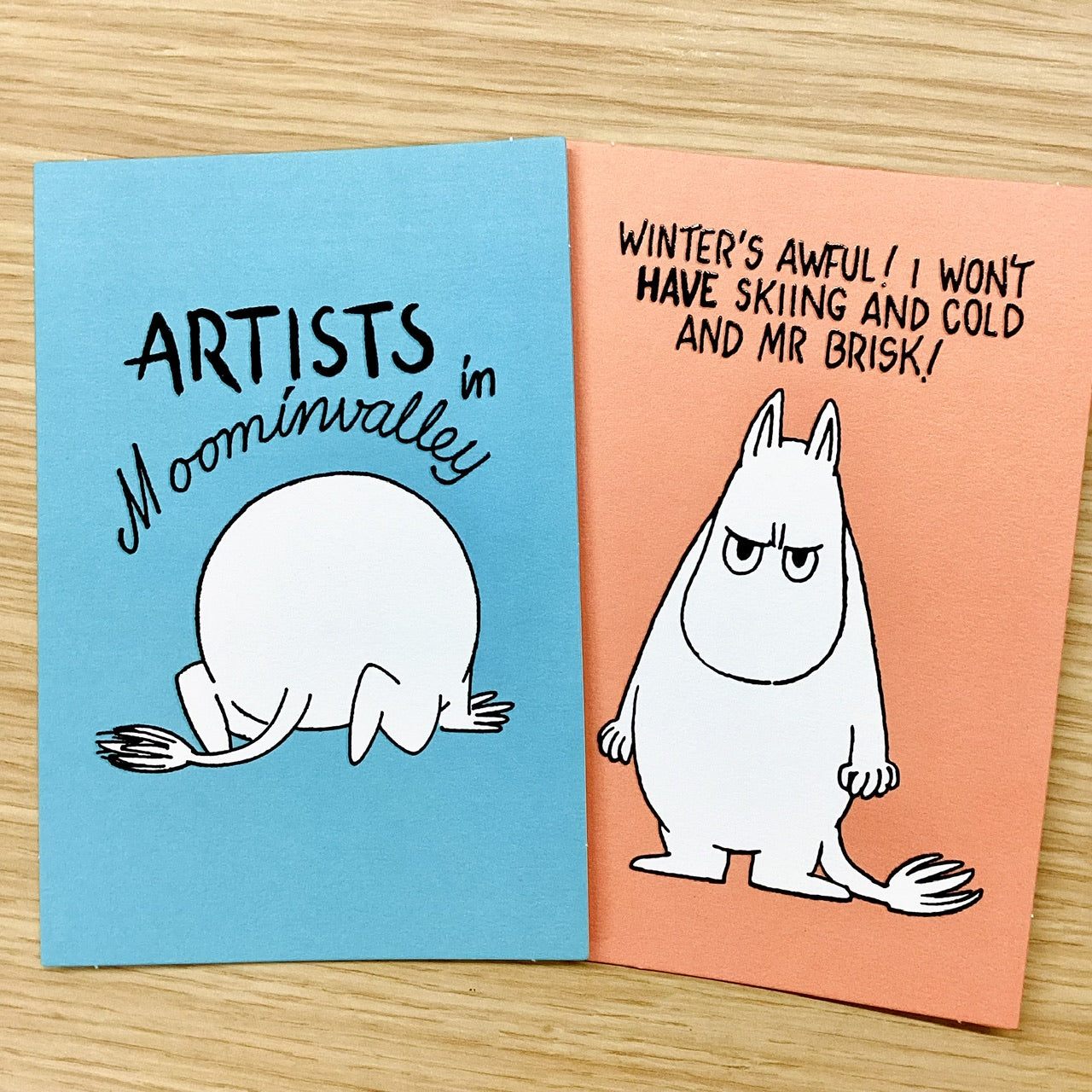 ムーミン UV加工 アングリーフェイス【ポストカード／1柄1枚入り】日本