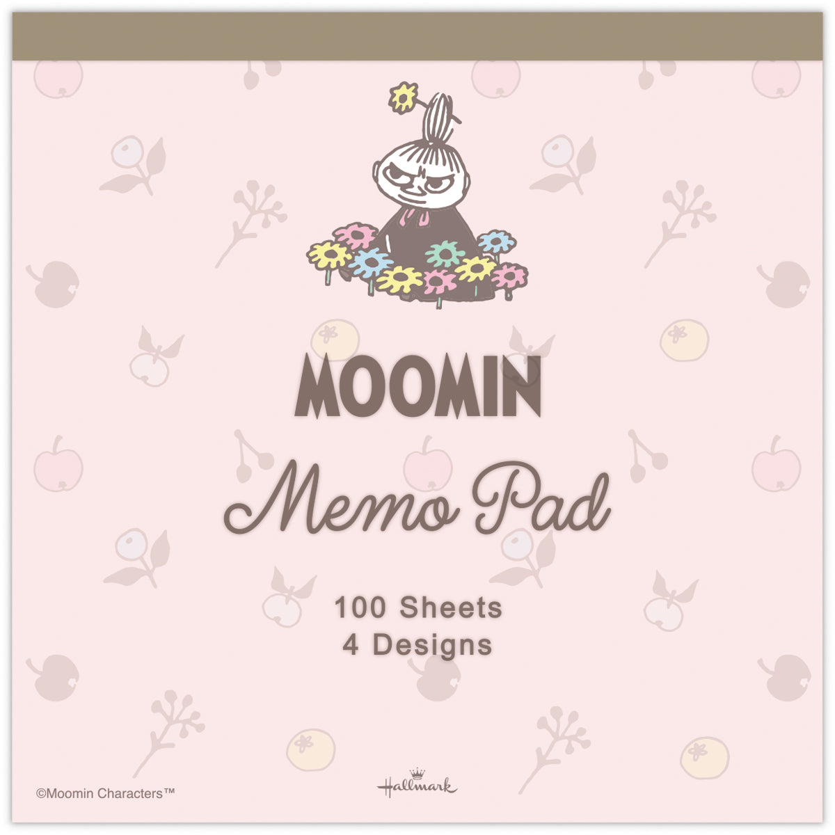 廃盤入手困難超希少・激レアムーミングッズ希少マステ、メモパッド、シール、マスク等 ムーミン Moomin valley's day ピンク リトルミイ【メモパッド 4柄各25