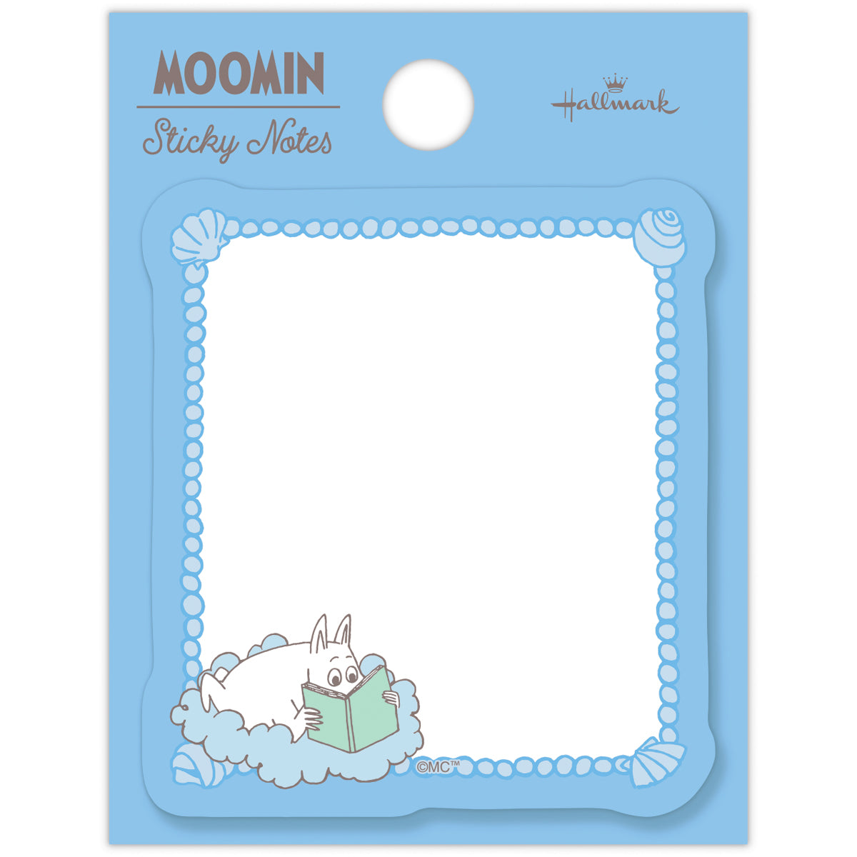 ムーミン Moomin valley's day ブルー ムーミン【ダイカット付箋｜1柄