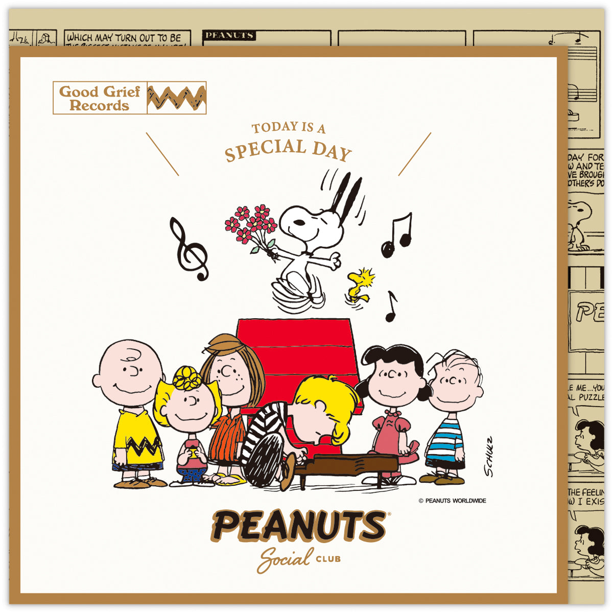 スヌーピー チャーリーブラウン ルーシー　オルゴールsnoopy peanuts 1998年 Flambro ヴィンテージ チャーリーブラウン ルーシー オルゴール
