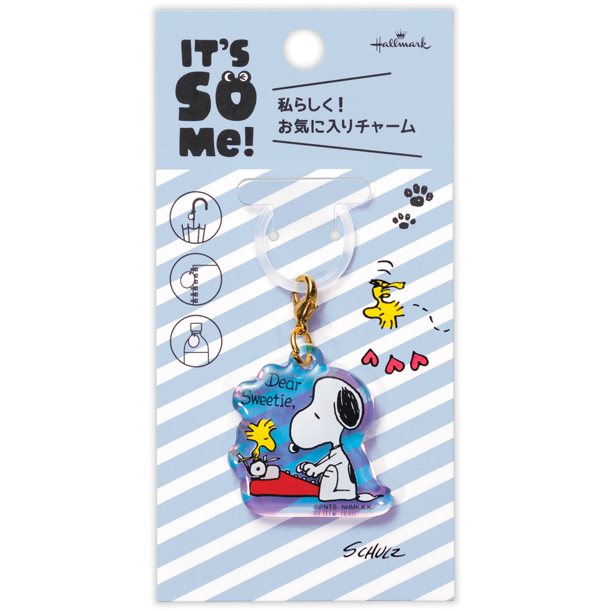 【明日くらいまで割引】genten レザーチャーム スヌーピー 野球 It's So Me! スヌーピー タイプライター【チャーム】｜日本ホール