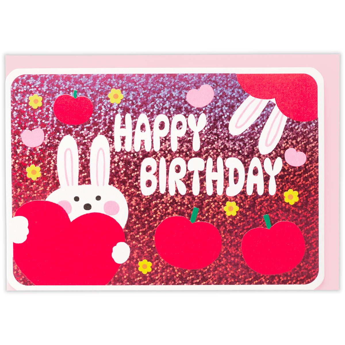 キキララ　誕生日祝い　ホシ　ふわふわ　きらきら　バースデーカード ホログラム箔 きらきらワニとケーキ【誕生お祝い／立体バースデー