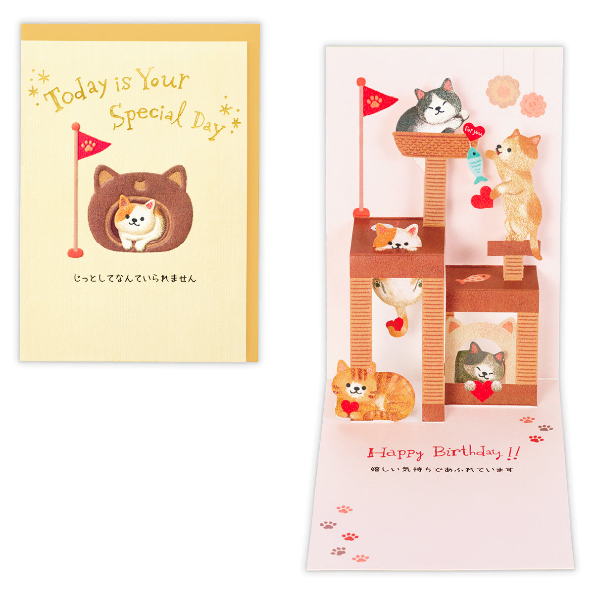 ニャイスデイ キャットタワー遊び ねこあるある【誕生お祝い／立体