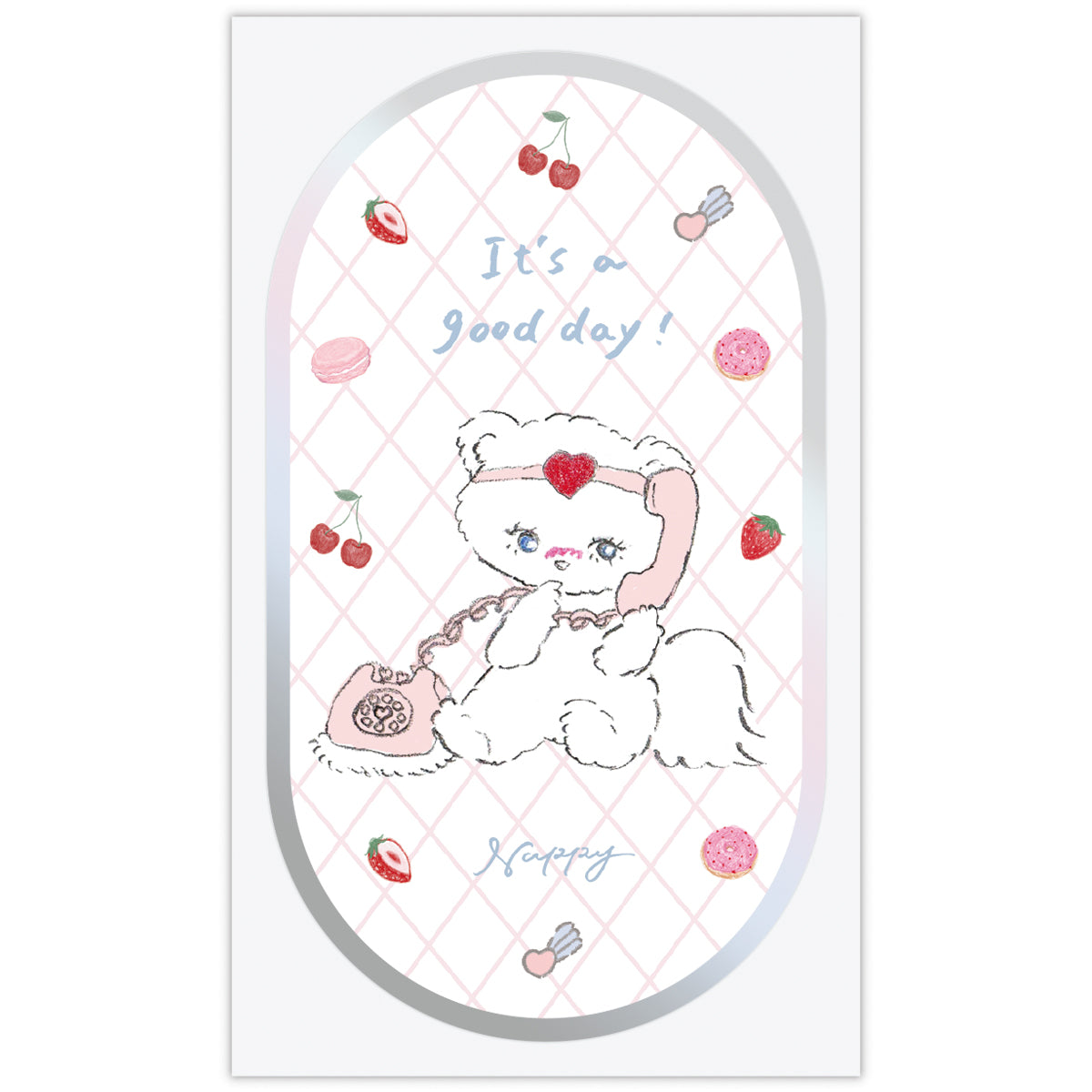 ステッカーショーケース NAPPYキャット【シール】｜日本ホールマークの