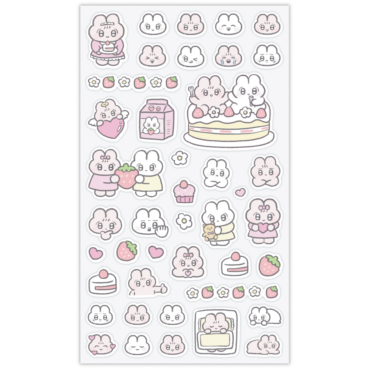 ステッカーショーケース oroninet ぴえんなうさぎ【シール】｜日本