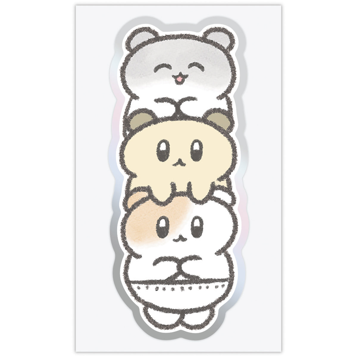 ステッカーショーケース oroninet 赤ちゃんハムスター【シール】｜日本