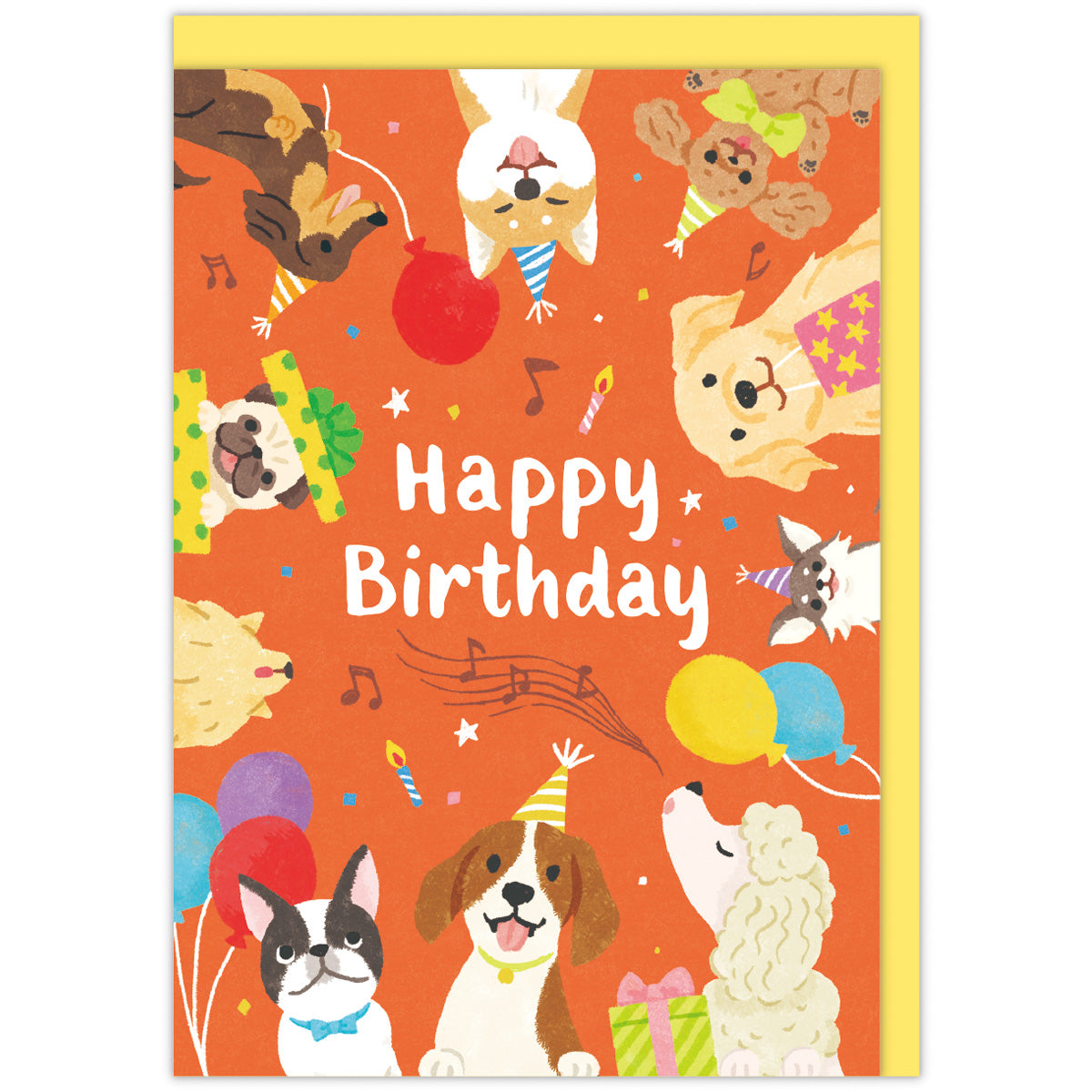 新品wonderful lifeのハンドメイドの木製オルゴール、犬、お誕生日 ワンダフルデイ【誕生お祝い／オルゴールカード】｜日本ホールマークの