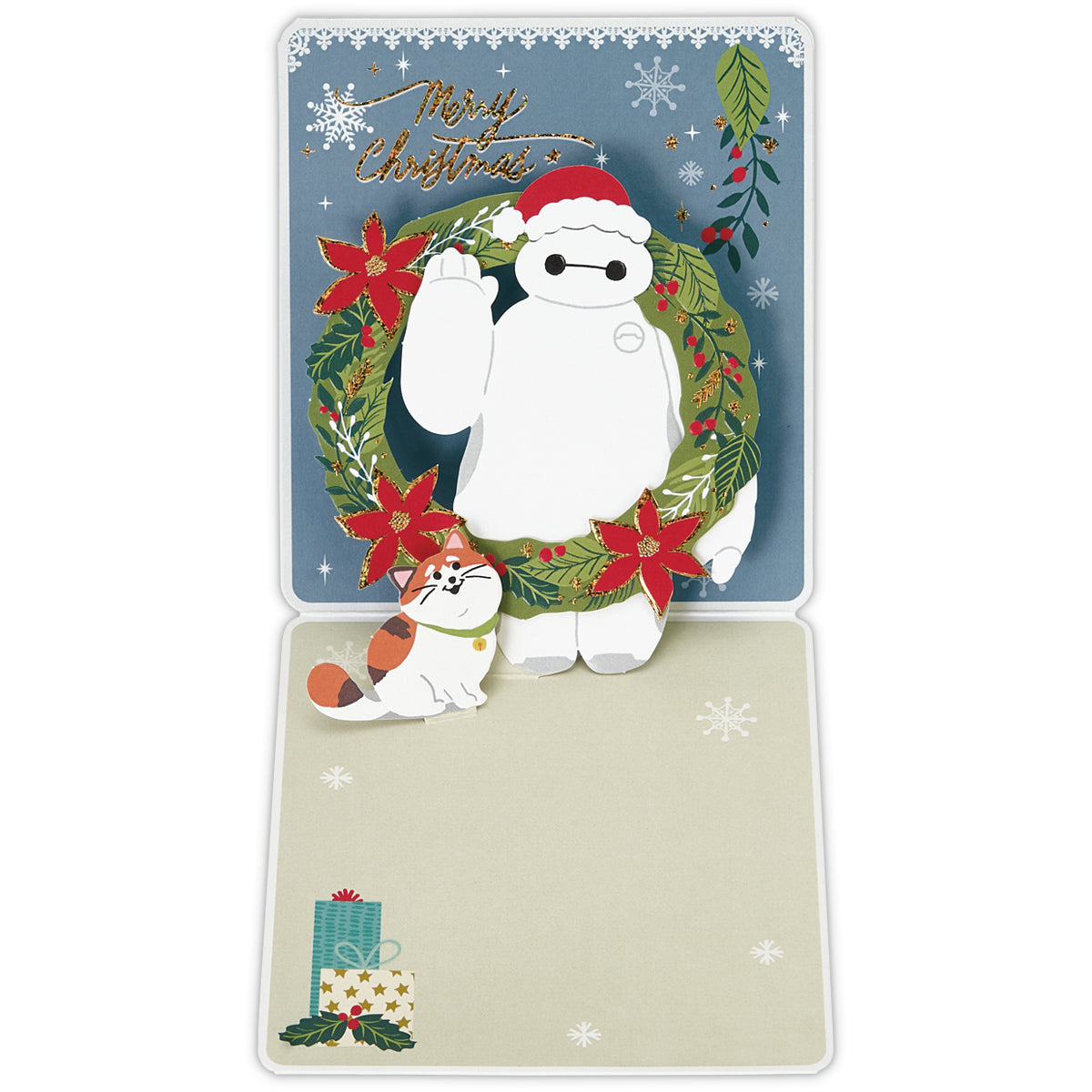 ディズニー ベイマックス【立体クリスマスカード】日本ホールマークの