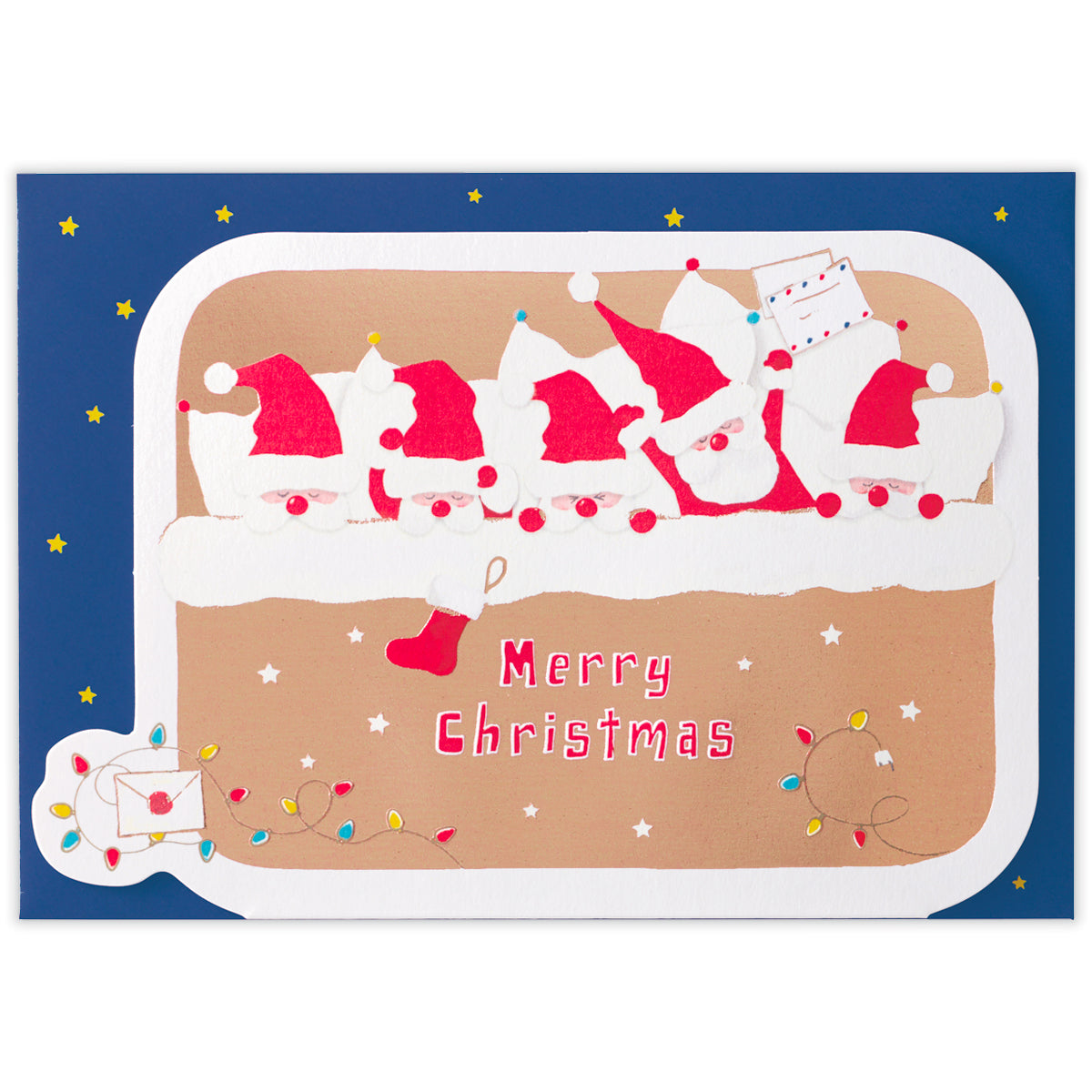 ねむるサンタ【立体クリスマスカード】日本ホールマークのクリスマス