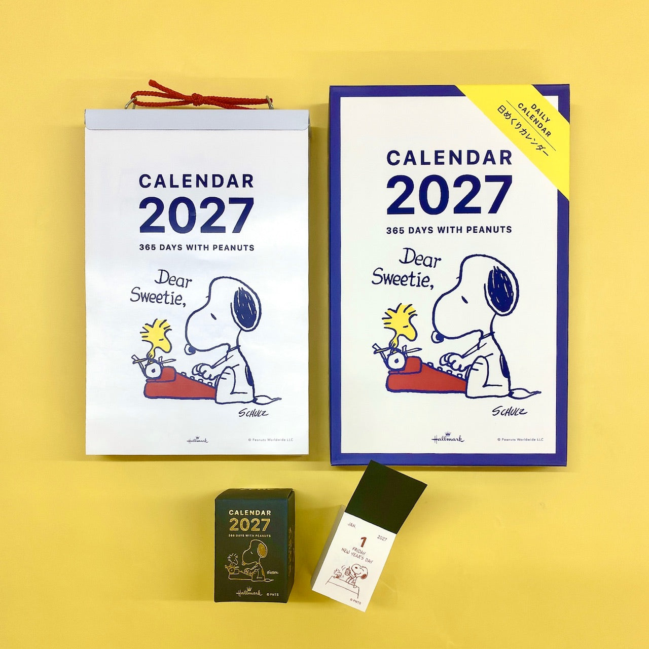 春と夏となっちゃんと秋と冬と僕　Booth限定セット スヌーピー ミニミニ日めくりカレンダー2027｜日本ホールマークの2027