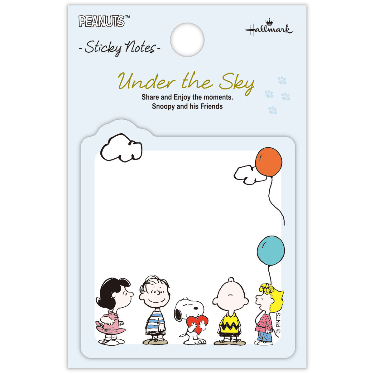 スヌーピー Under the sky ブルー【付箋】 – 日本ホールマーク公式