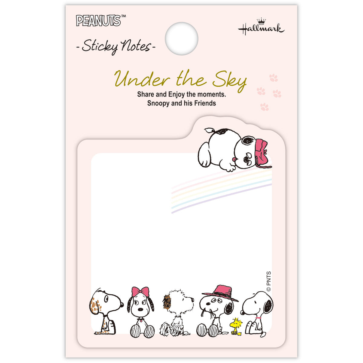 スヌーピー Under the sky ピンク【付箋】 – 日本ホールマーク公式