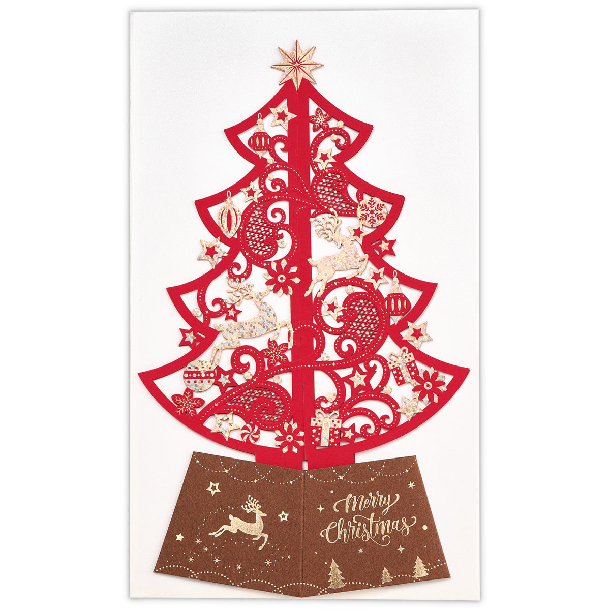 ホールマーククリスマスカード　ポストカード　立体カード