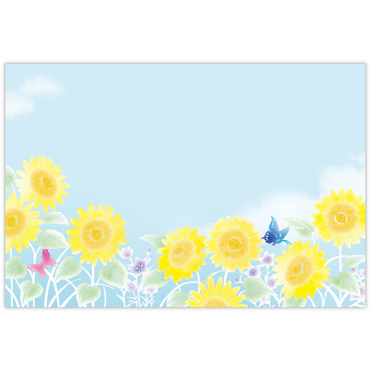 夏景色向日葵と空Ⅱ【サマーポストカード】 – 日本ホールマーク公式オンラインストア
