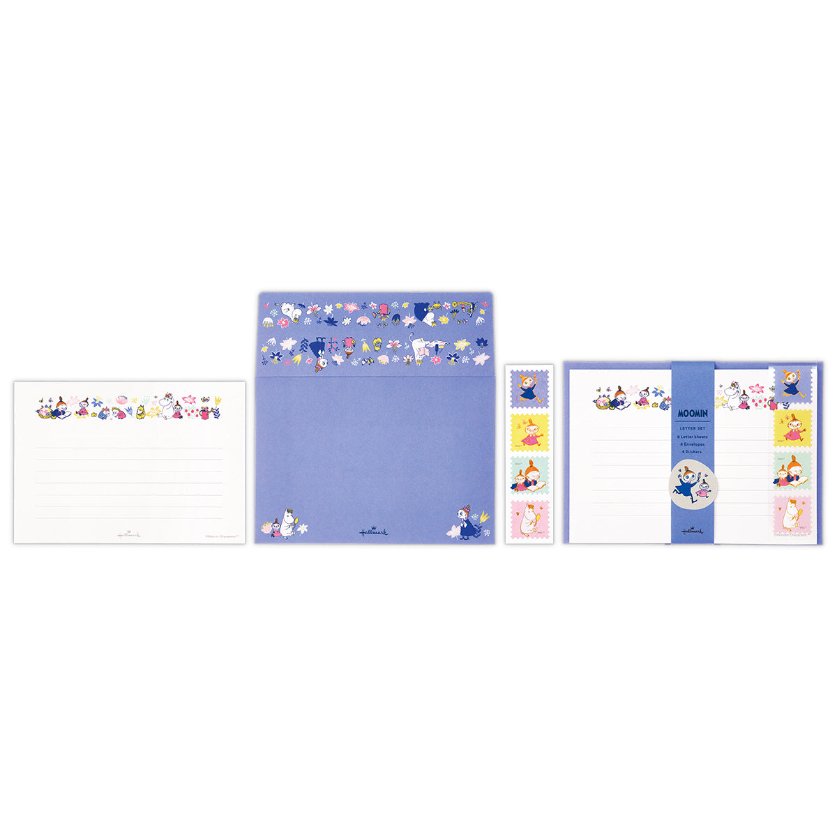 littlesummer ムーミン Little Happiness パープル【レターセット】|日本ホールマークのステーショナリー – 日本ホールマーク公式オンラインストア