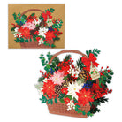 フラワーバスケット【立体クリスマスカード／レーザーギャラリー】