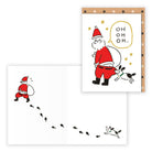 おっサンタと犬Ⅱ【二つ折りクリスマスカード】