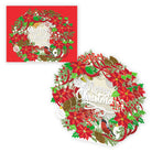 クリスマスリースⅢ【立体クリスマスカード／レーザーギャラリー】